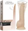 Фаллоимитатор ADDICTION - Naked - 8" Rotating & Vibrating Dildo with Remote – Vanilla || 