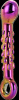 DT21833 Стеклянный фаллоимитатор Dream Toys GLAMOUR GLASS RIBBED G-SPOT DILDO