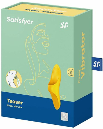 Вибратор на палец Satisfyer Teaser Dark Yellow || 
