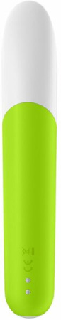 Минивибратор с гибким язычком Satisfyer Ultra Power Bullet 7 Green || 