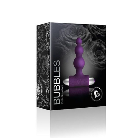 Анальный вибратор Rocks Off Petite Sensations - Bubbles Purple || 