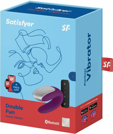 Смарт-вибратор для пар Satisfyer Double Fun (Violet) || 