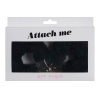 Наручники с плюшевой отделкой Love To Love ATTACH ME Black || 
