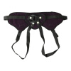 Трусы для страпона Sportsheets - Lush Strap On Purple, широкий бархатистый пояс, очень комфортные || 