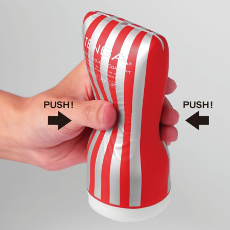 Мастурбатор Tenga Squeeze Tube Cup (мягкая подушечка) сдавливаемый || 