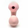 Вакуумный вибратор Kistoy Tina Mini Light Pink, вагинально-клиторальный || 