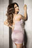 (SALE) Сорочка приталенная с чашечками SHANTI CHEMISE pink L/XL - Passion Exclusive, трусики || 