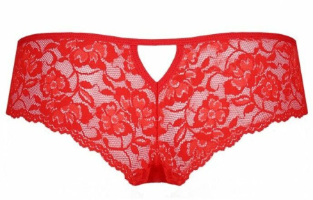 Трусики-бразилиана из цветочного кружева Raja Thong red XXL/XXXL - Passion || 