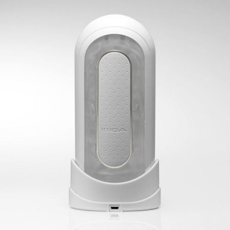 Мастурбатор Tenga Flip Zero Electronic Vibration White, изменяемая интенсивность, раскладной || 