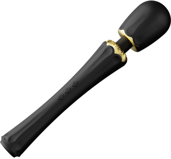 Вибратор микрофон с насадками Zalo Kyro Wand Obsidian Black