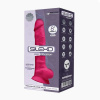 Фаллоимитатор с вибрацией SilexD Vetus Vibro Pink (MODEL 1 size 8in), двухслойный, диаметр 4,2см || 