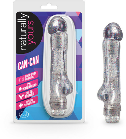 Вибратор гелевый Blush Naturally Yours Can-Can Clear || 