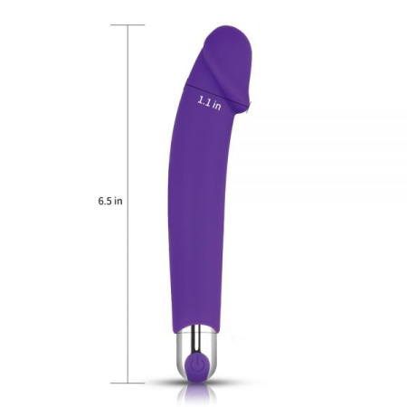 Вибромассажер Rechargeable IJOY Silicone Dildo || 