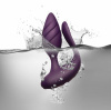 Анально-вагинальный вибратор для пар Rocks Off Cocktail Purple, пульт ДУ || 