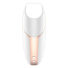 Вакуумный клиторальный стимулятор Satisfyer Love Triangle White с управлением через интернет || 