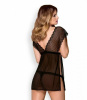 Бебидолл черный Obsessive 857-BAB-1 babydoll S/M || 