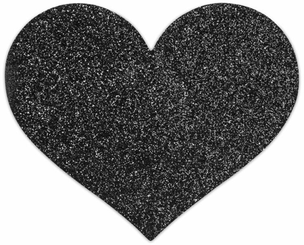 Украшение на соски Bijoux Indiscrets - Flash Heart Black