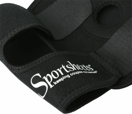 Ремень на бедро для страпона Sportsheets Thigh Strap-On, на липучке, можно на подушку, объем 55см || 