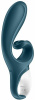 Смарт вибратор кролик Satisfyer Hug Me Bluegrey, 2 мотора, диаметр 4,2см, широкая клиторальная часть || 