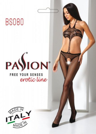 Бодистокинг Passion BS080 black || 