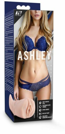 Мастурбатор-вагина с вибрацией M FOR MEN ASHLEY VANILLA || 