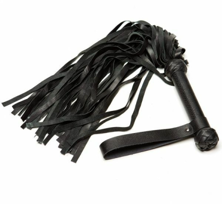 Плетка Leather Turkish Head Knot, Black