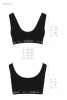 Спортивный топ с широкой резинкой Passion PS004 TOP black, size XL || 