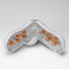 Мастурбатор Tenga FLIP ORB - Orange Crash, с изменяемым сжатием, со стимулирующими шариками внутри || 