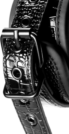 Оковы BLAZE LUXURY ANKLE CUFF CROCO BLACK || 