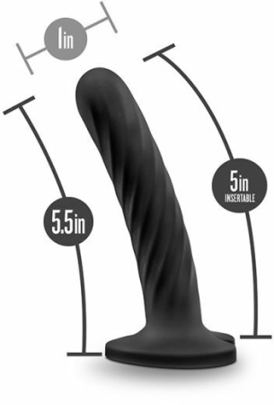 Фаллоимитатор для точки G TEMPTASIA TWIST MEDIUM BLACK || 