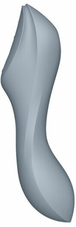 Вакуумный стимулятор с вибрацией Satisfyer Curvy Trinity 3 BlueGrey || 