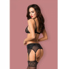 Комплект Obsessive Shibu 3-pcs set black S/M || 