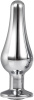 DT21823 Анальная пробка конической формы Dream Toys GLEAMING LOVE SILVER PLEASURE PLUG S || 
