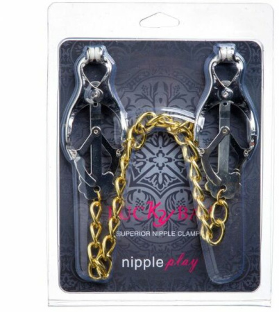 Зажимы на соски Nipple play кабалы Gold Cnain || 