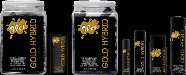 WT43074 Лубрикант водно-силиконовый гибрид Wet Gold Hybrid 148 мл