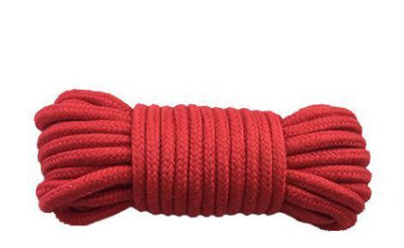 Веревка для бондажа BONDAGE ROPE 10M, Red