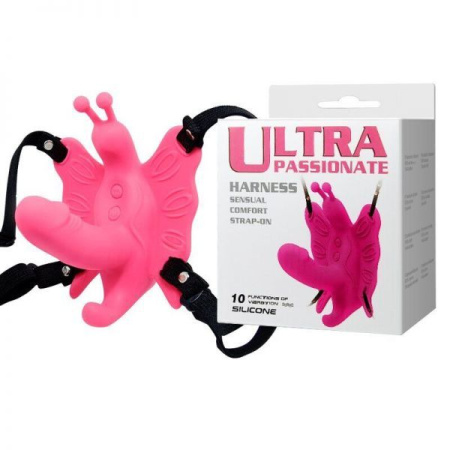 Вибростимулятор Бабочка ULTRA PASSIONATE, Pink || 