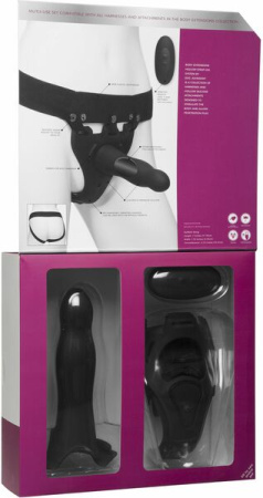 Страпон унисекс Doc Johnson Body Extensions - BE Aroused, полая насадка || 