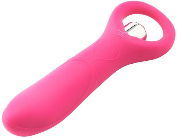 Мини вибратор для точки G Dream Toys FLIRTS 10 FUNCTIONS RING VIBRATOR PINK