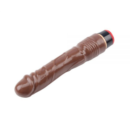 Вибромассажер 9” Vibe Cock, Brown || 