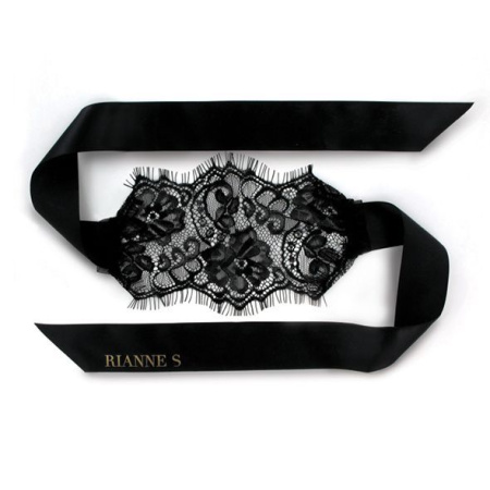 Романтический набор Rianne S: Kit d'Amour: вибропуля, перышко, маска, чехол-косметичка Black/Pink || 