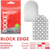 Мастурбатор TENGA Pocket Block Edge || 