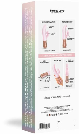 Двойной пульсатор кролик Love To Love SASSY BUNNY - BABY PINK || 