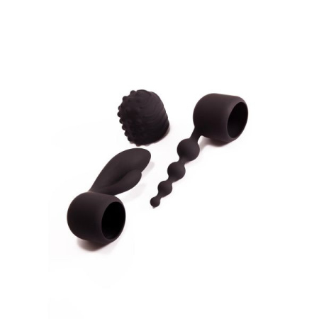 Вибромассажер с тремя насадками Pornhub Supercharge Wand Set, мощный || 