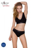 Трусики-слипы из хлопка с эластаном Passion PS004 PANTIES black, size XL || 