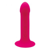 Дилдо с вибрацией Adrien Lastic Hitsens 2 Pink, отлично для страпона, макс диаметр 4см, длина 17,2см