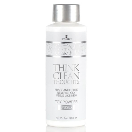 Пудра для ухода за игрушками Sensuva Think Clean Thoughts Toy Powder (56 грамм)