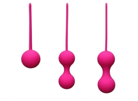 Набор вагинальных шариков Silicone Ben Wa Balls, Pink || 