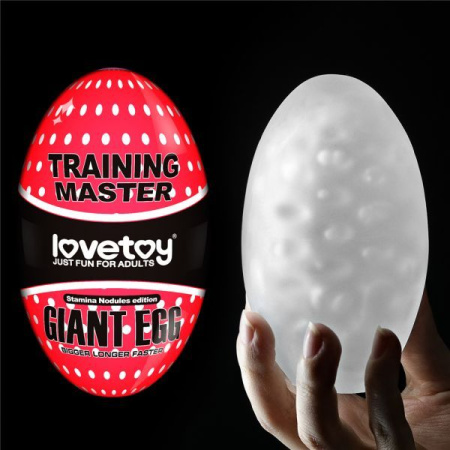 Мастурбатор Giant Egg, Red || 