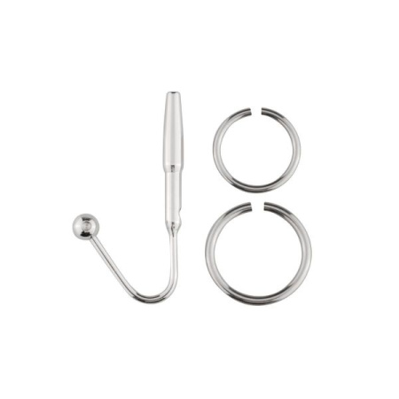 Уретральный стимулятор Sinner Gear Unbendable - Sperm Stopper Hollow Ring, 2 кольца (2,5 см и 3 см) || 